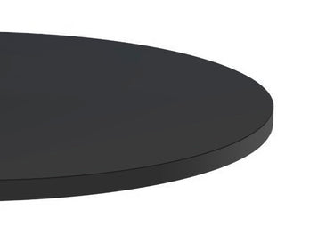 Round Top Laminate Black