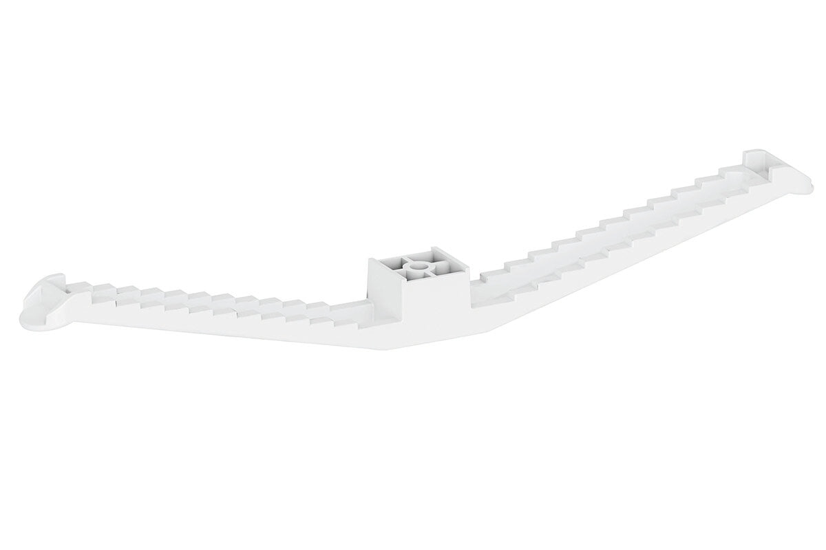 Cable Management Double Cable Cleat Pack of 5 Jasonl White