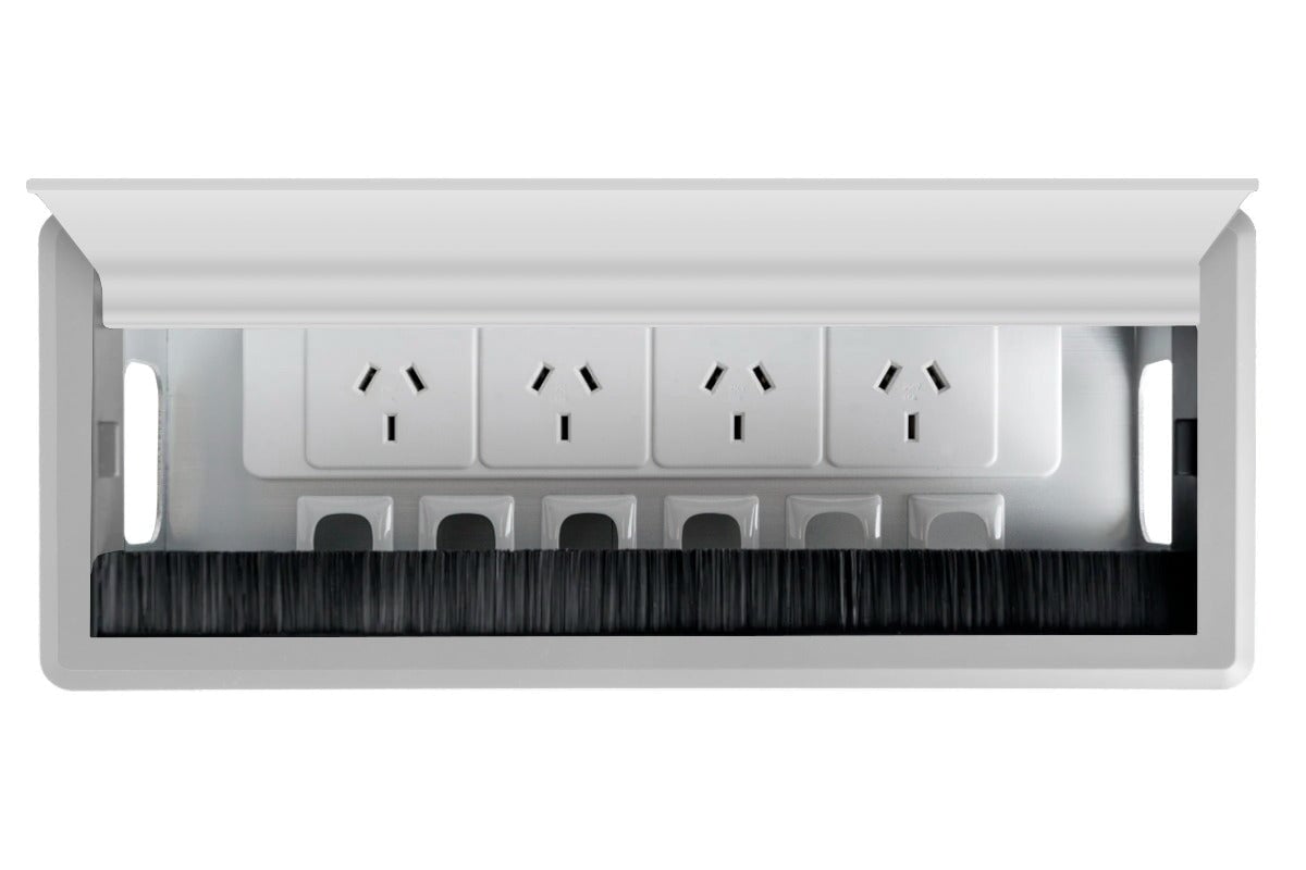 CMS Switch In Desk Power Box CMS white none