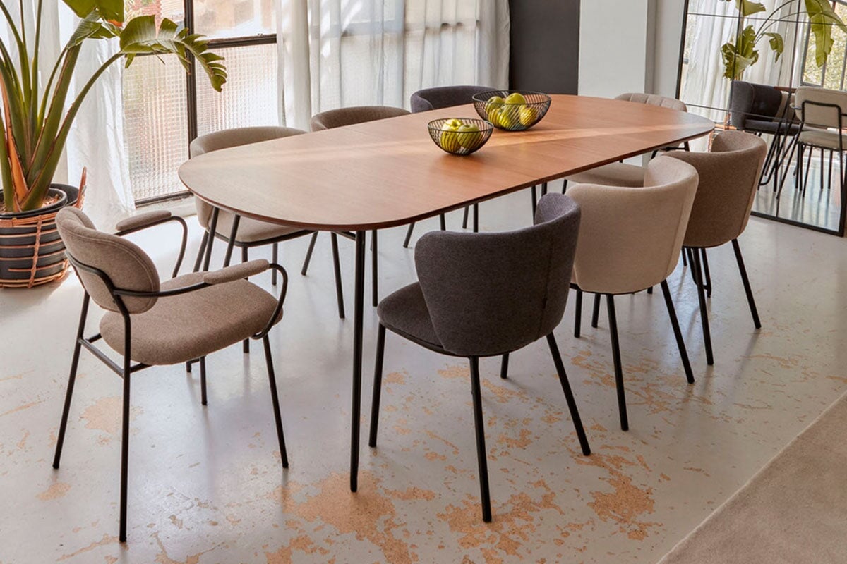 Como Cisel Chair - Chenille Fabric Como