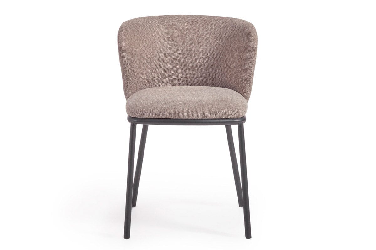 Como Cisel Chair - Chenille Fabric-beige