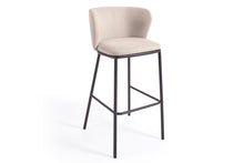  - Como Cisel Stool Chenille Fabric - 750mm Seat Height [1020H x 540W] - 1