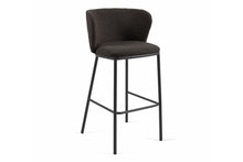  - Como Cisel Stool Shearling Fabric - 650mm Seat Height [920H x 540W] - 1