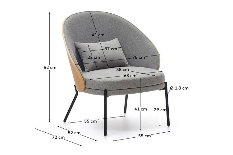 Como Eamy Armchair Como 