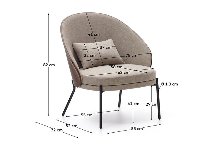 Como Eamy Armchair Como 