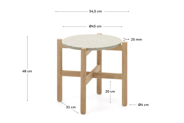 Como Pola Round Side Table Como 