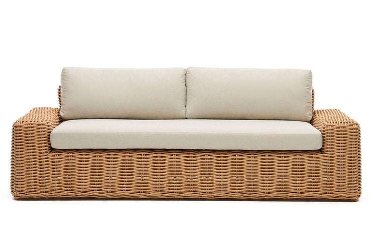 Como Portlligat 3 Seater Faux Rattan Sofa Como 