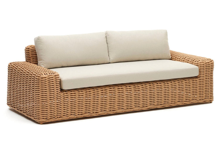 Como Portlligat 3 Seater Faux Rattan Sofa Como 800H x 2200W 