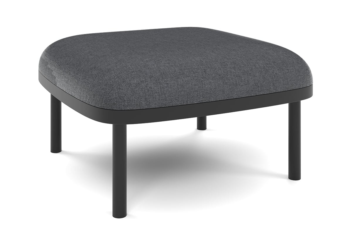 Cozy Single Seater Lounge Ottoman Jasonl dark grey