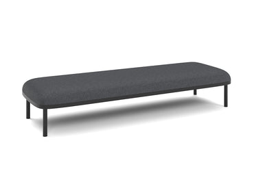 Cozy Triple Seater Lounge Ottoman Jasonl dark grey