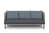 Cozy Triple Seater Low Back Lounge with Cushion - Thumbnail 7