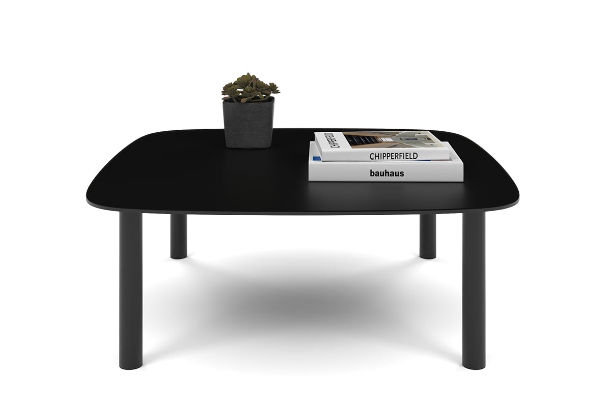 Cozy Two Single Seater Pod Privacy Booth-yellow coffee square table