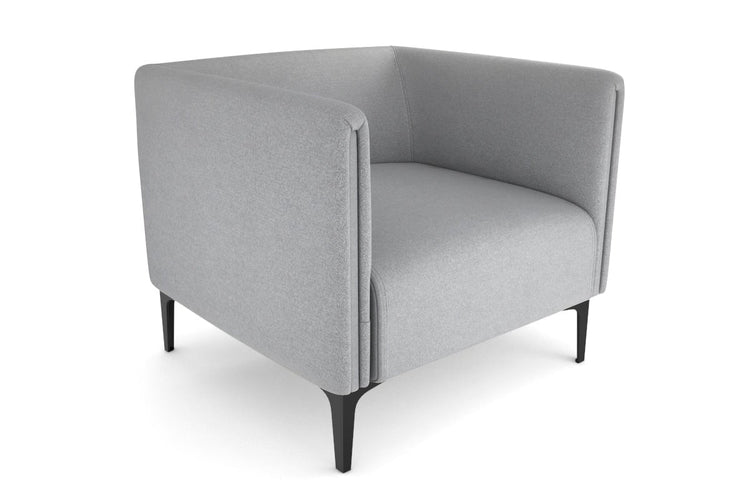 Drej 2.0 Lounge with Square Arms - Single Jasonl black leg grey/fabric 