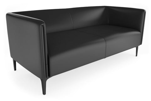 Drej 2.0 Lounge with Square Arms - Triple Jasonl black leg black/PU