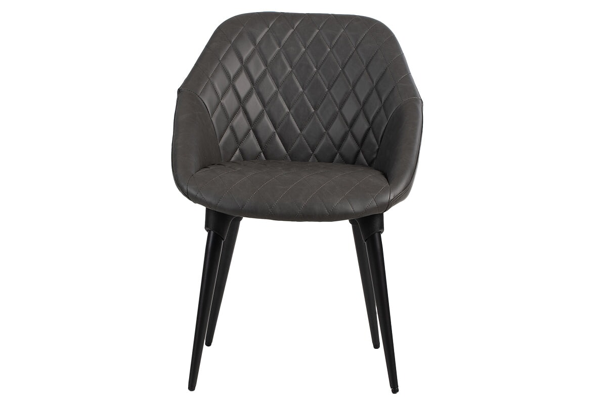 Bower 4 Leg Visitor Chair-light grey fabric