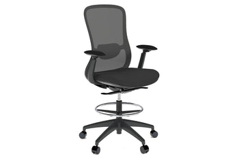 - Falcon 2.0 Ergonomic Mesh Drafting Chair - 1