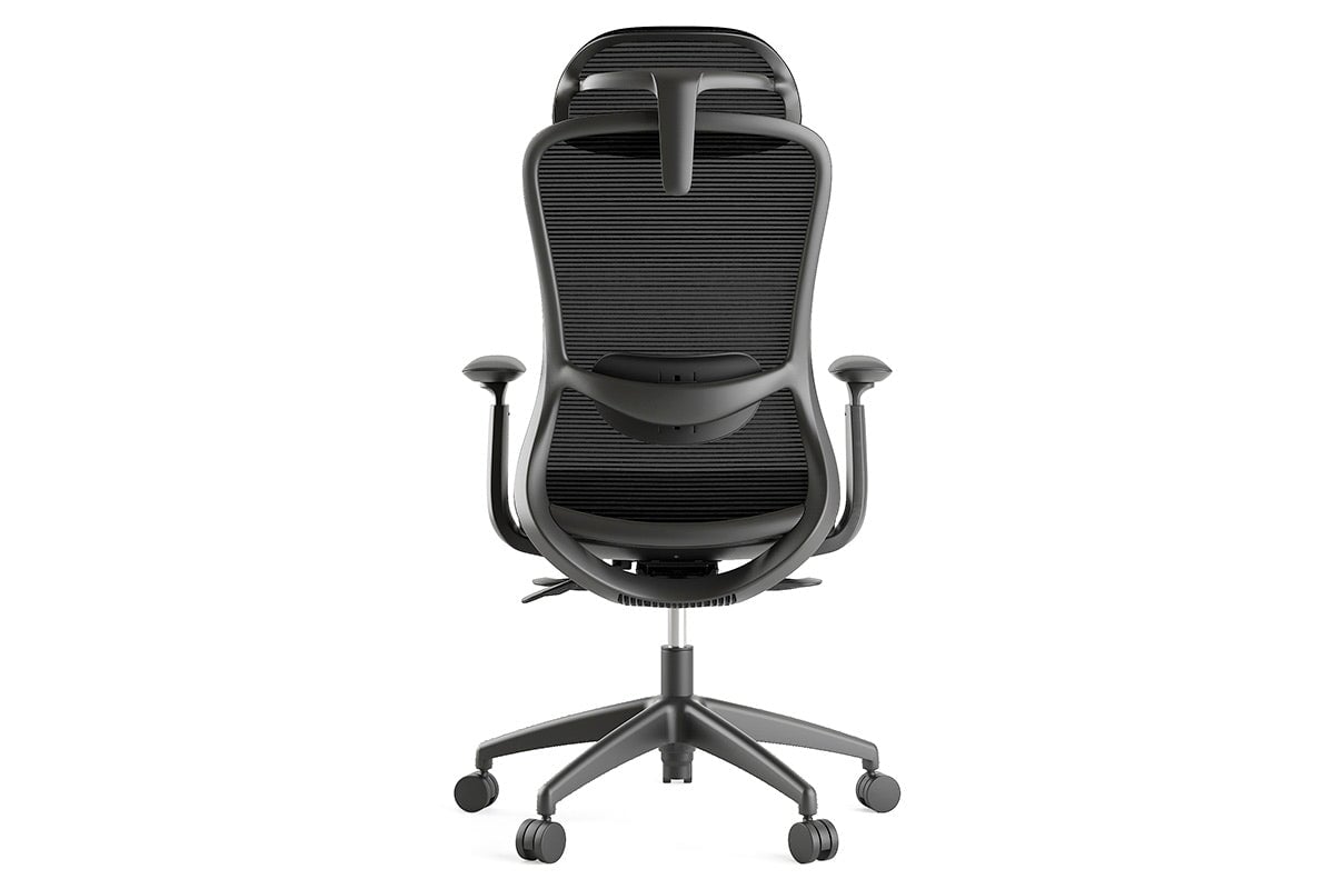 Falcon 2.0 Ergonomic Mesh Office Chair with Headrest-light grey