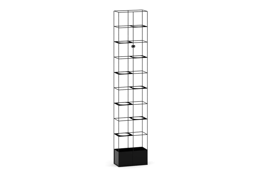 Environmental image of Grove High Standing Planter - Black