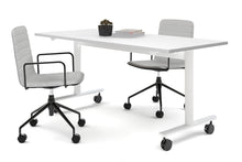  - Jasonl Flip Top/Folding Mobile Meeting Room Table - Solana [1600L x 700W] - 1