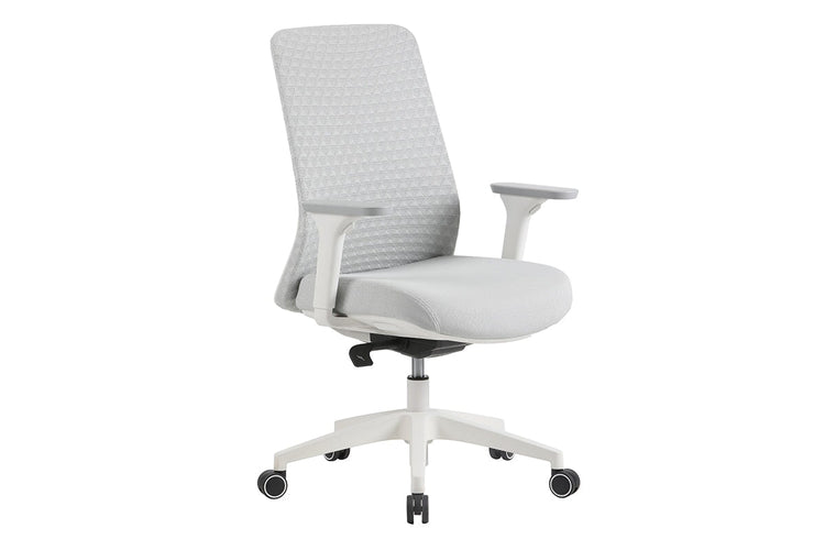 Kingfisher Ergonomic Mesh Chair Jasonl white 