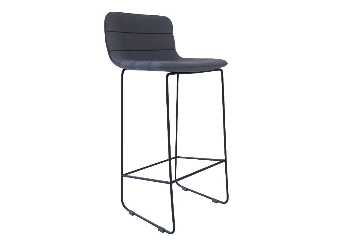 Lark Counter Stool - Sled Base Jasonl dark grey/fabric