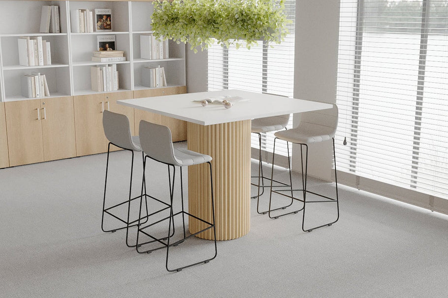 Environmental image of Lark Counter Stool Sled Base - 730mm Seat Height