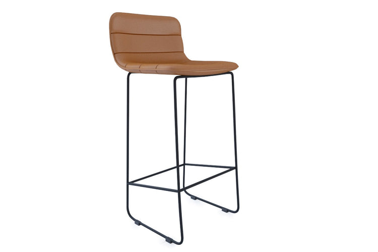 Lark Counter Stool - Sled Base Jasonl brown/PU 