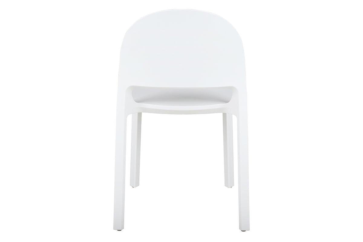 Mona Stacking Chair PP Seat and Back-black