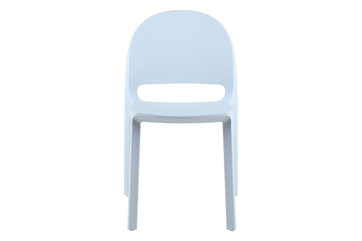 Mona Stacking Chair PP Seat and Back-black