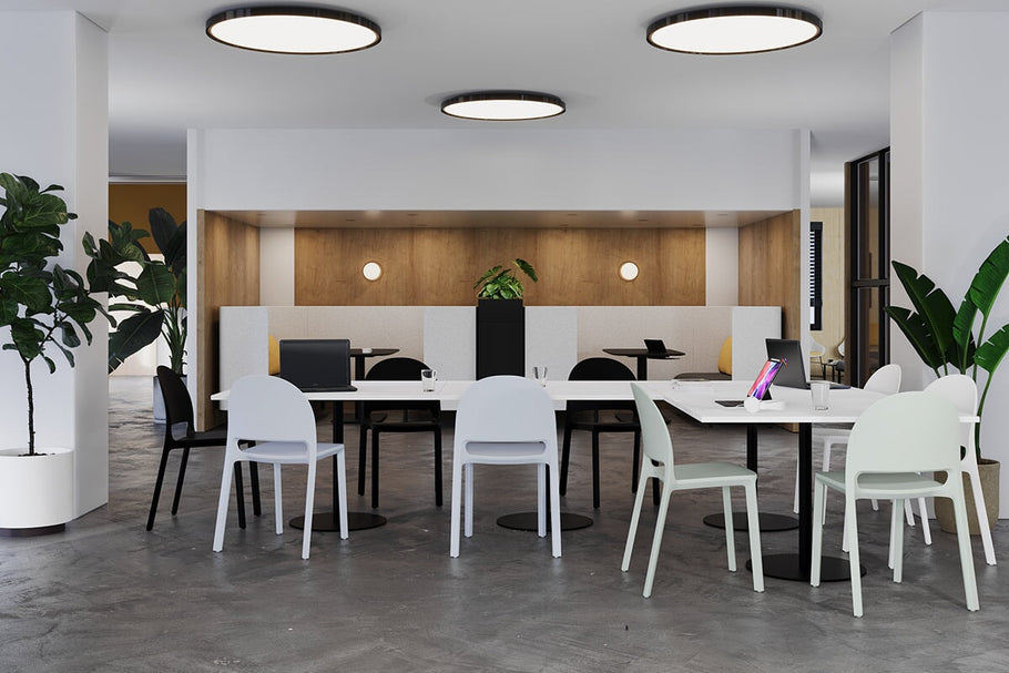 Environmental image of Mona Stacking Chair PP Seat and Back