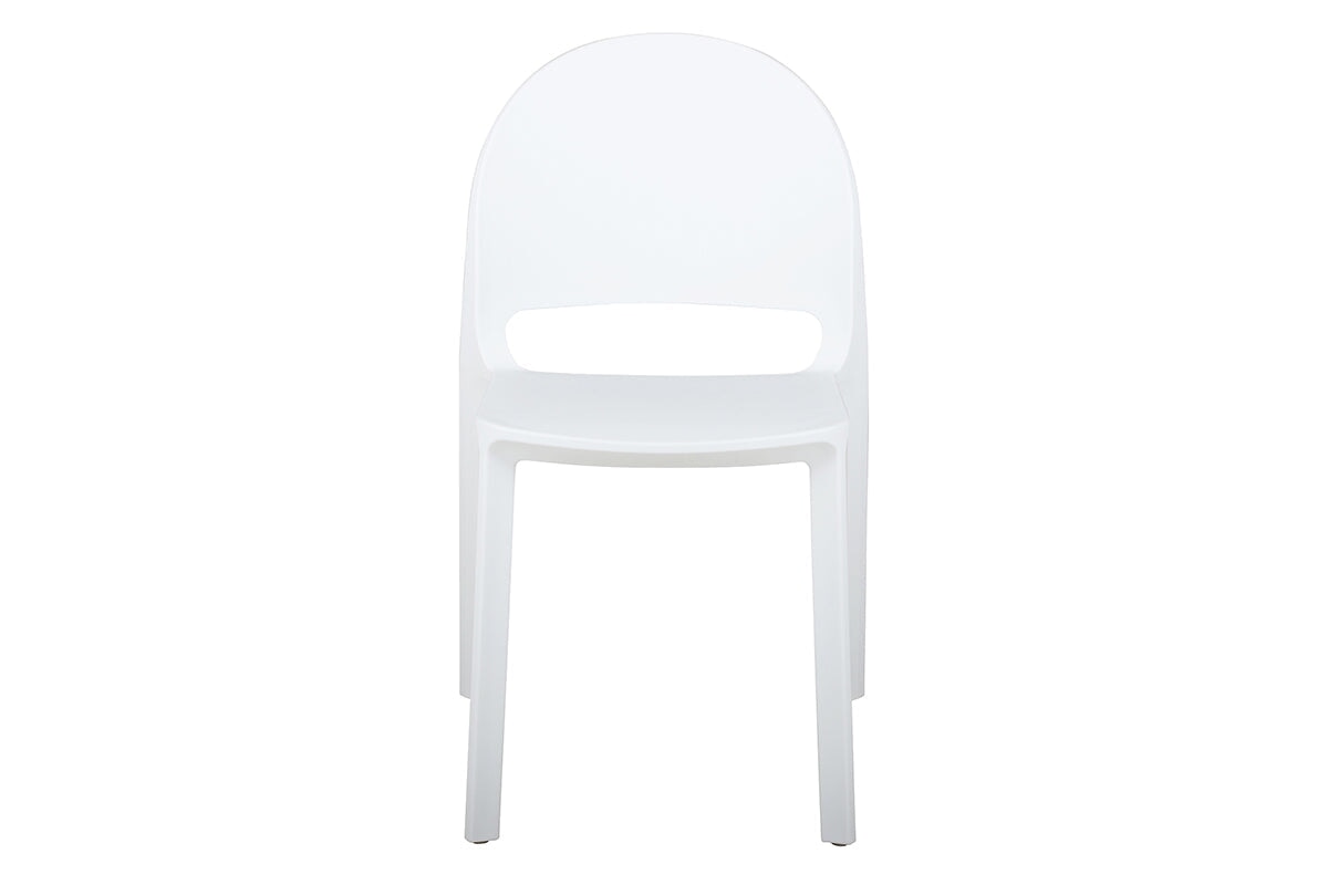 Mona Stacking Chair PP Seat and Back-black