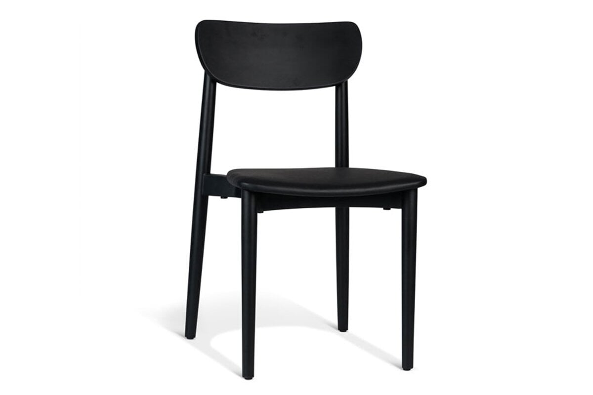 MS Hospitality Mawson Side Chair with Cushion Seat MS Hospitality black