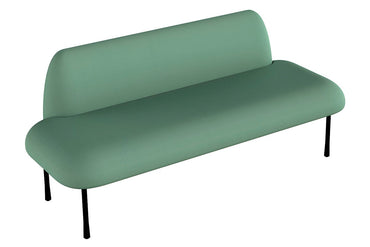 Nest Double Seater Low Back Lounge Jasonl green
