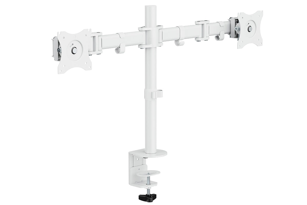 Pop Monitor Double Arm Jasonl white