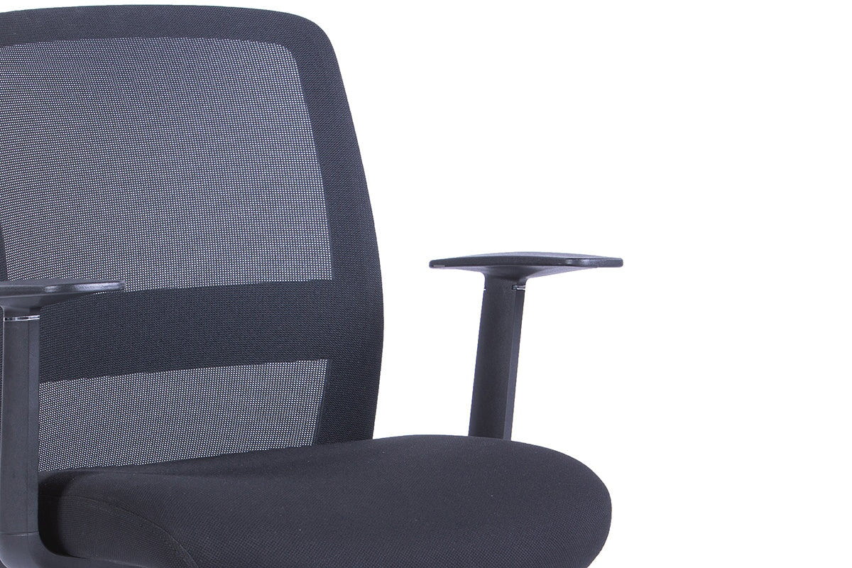 Robin Swivel Mesh Office Chair-Black