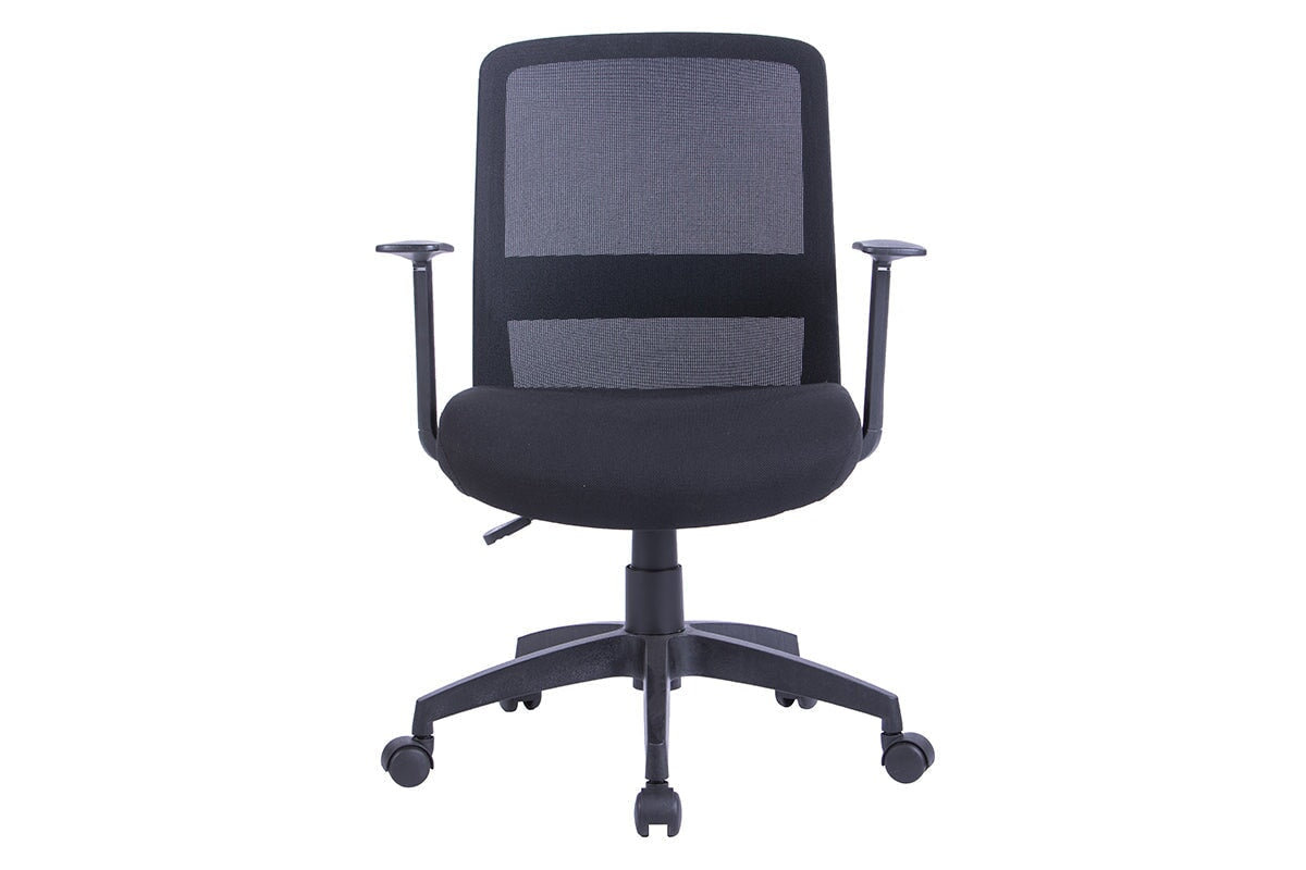 Robin Swivel Mesh Office Chair-Black