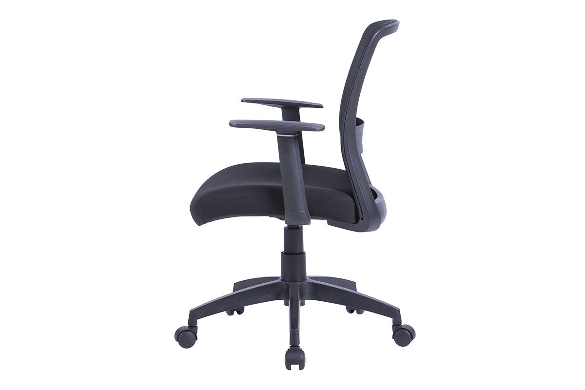 Robin Swivel Mesh Office Chair-Black