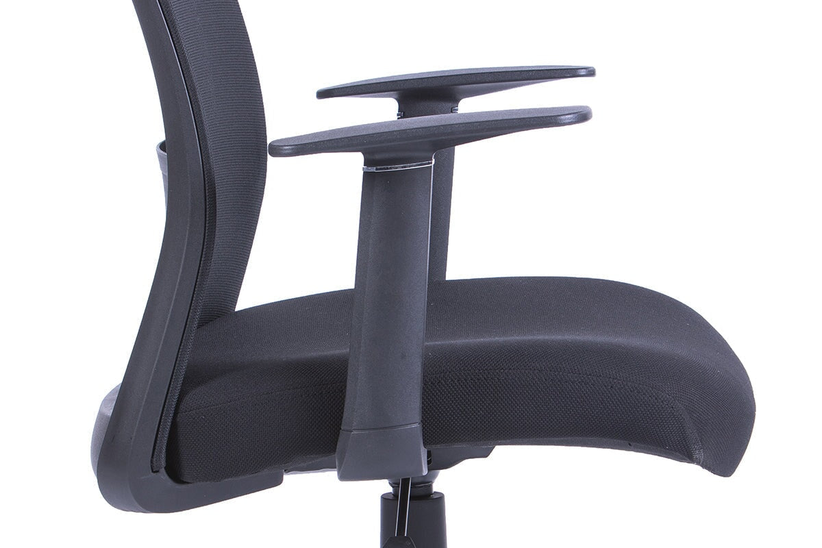 Robin Swivel Mesh Office Chair-Black