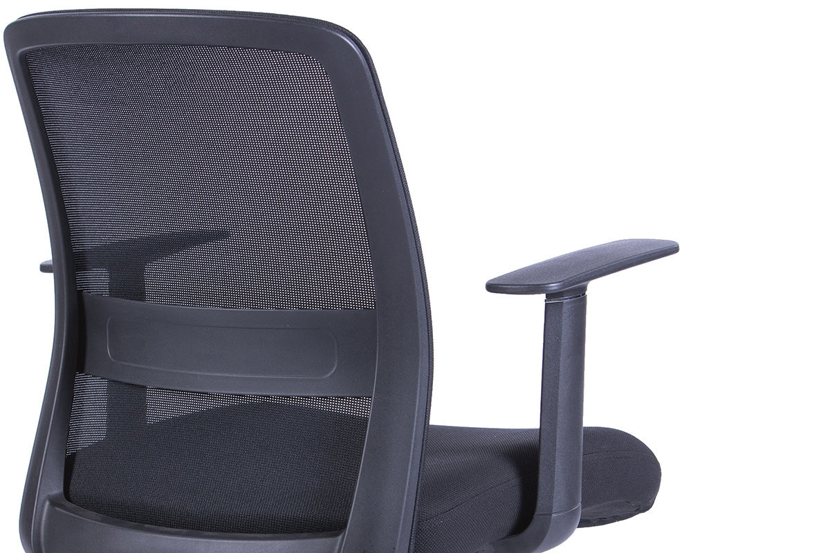 Robin Swivel Mesh Office Chair-Black