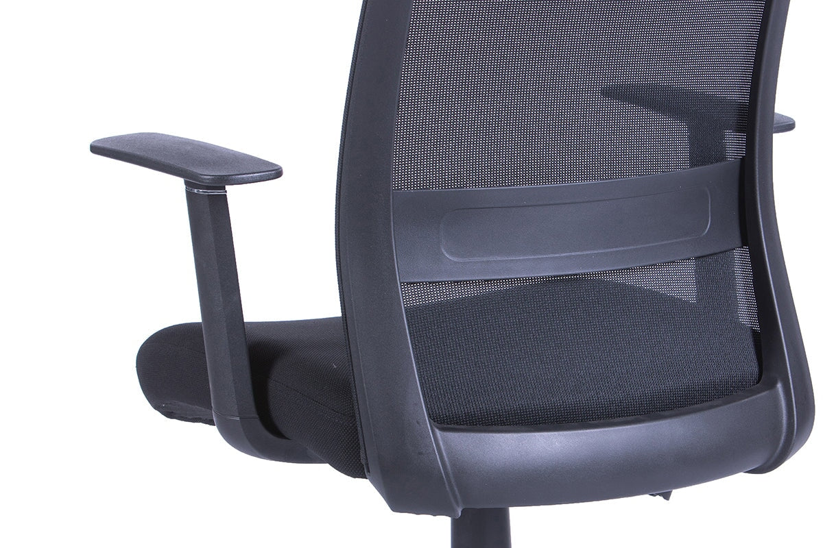 Robin Swivel Mesh Office Chair-Black