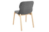 Sammy Fabric Chair - Wooden Base - Thumbnail 15