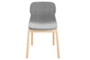 Sammy Fabric Chair - Wooden Base - Thumbnail 2