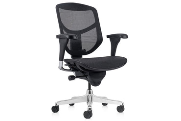 Smile and Enjoy Executive Office Chair - Medium Back with Mesh Seat Jasonl Smile and Enjoy - arms