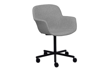 Tommy Tub Fabric Chair - Swivel Base Jasonl light grey