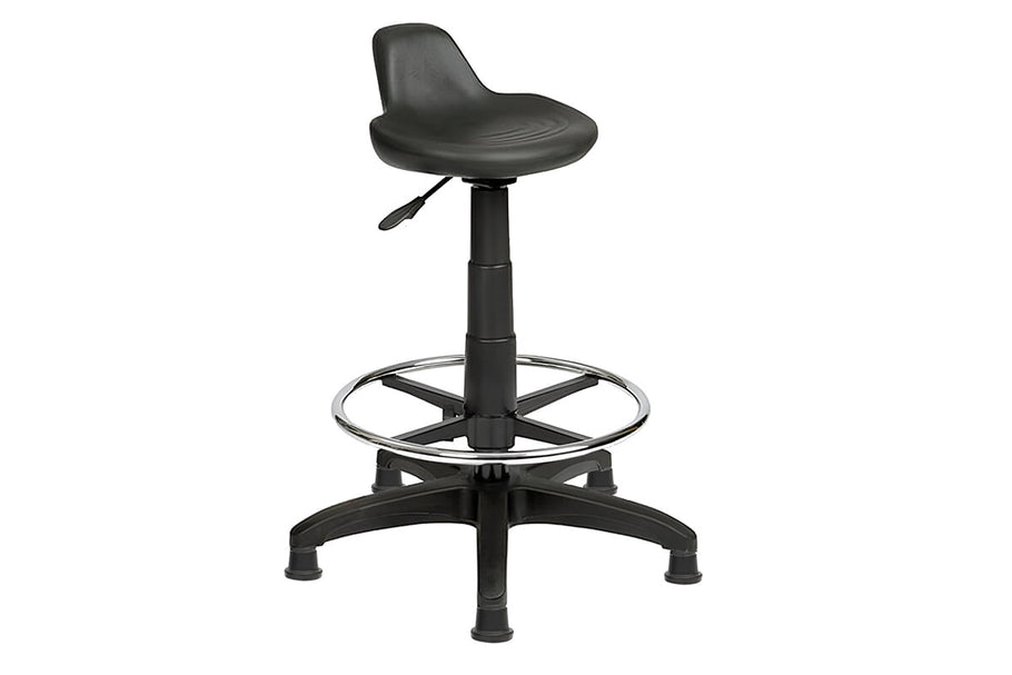 Environmental image of Uplifting Sit Stand Drafting Stool with Lip
