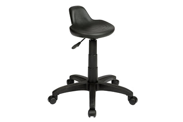 Uplifting Sit Stand Stool with Lip Uplifting black castor