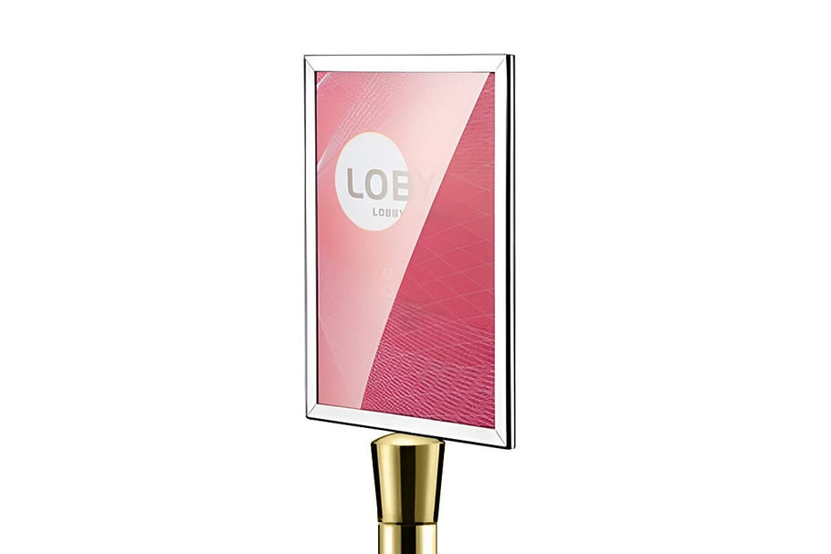 Environmental image of Vision Q Executive Stand - Gold Titanium Rope Barrier and Bollard