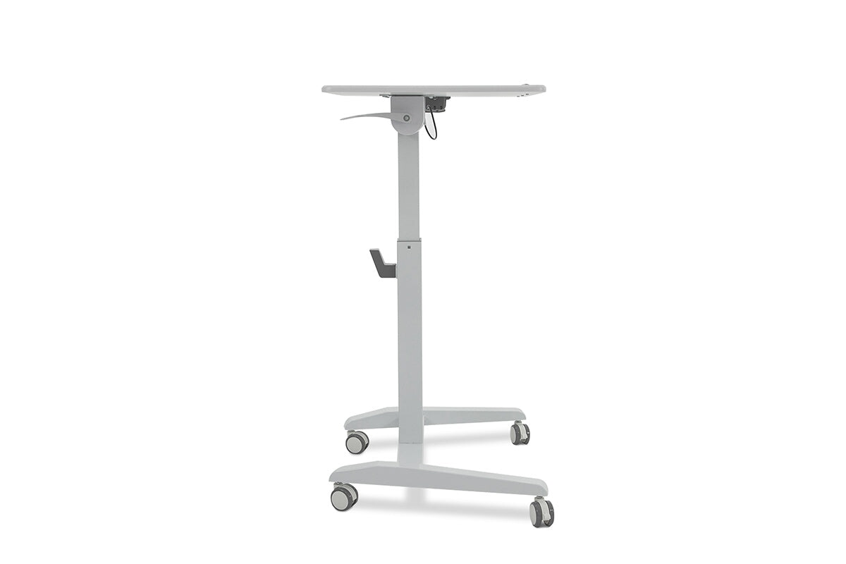 Vision Sit-Stand Mobile Desk-White