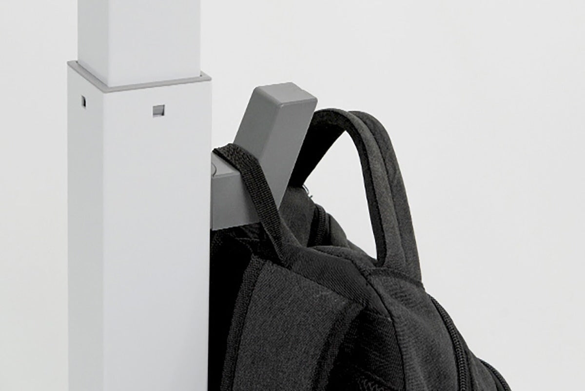 Vision Sit-Stand Mobile Desk-White