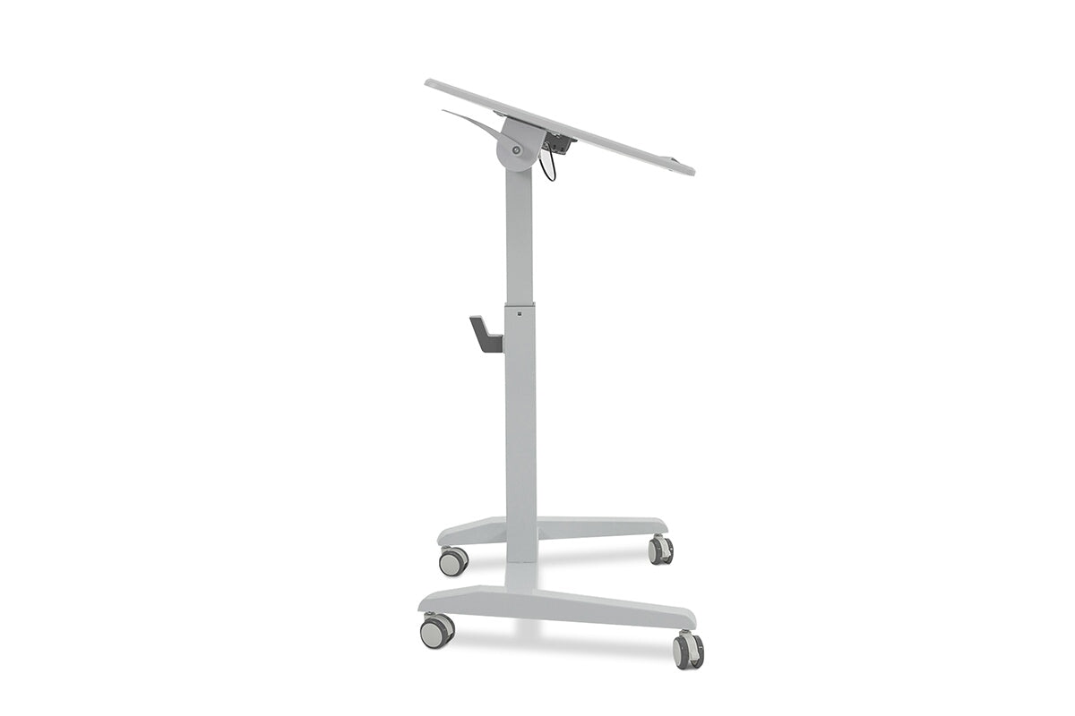 Vision Sit-Stand Mobile Desk-White